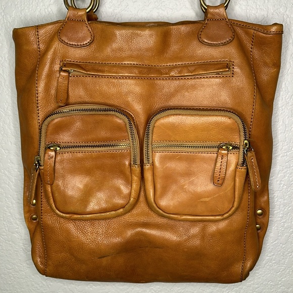 J. Crew Jericho Leather Tote Brown - Picture 3 of 13